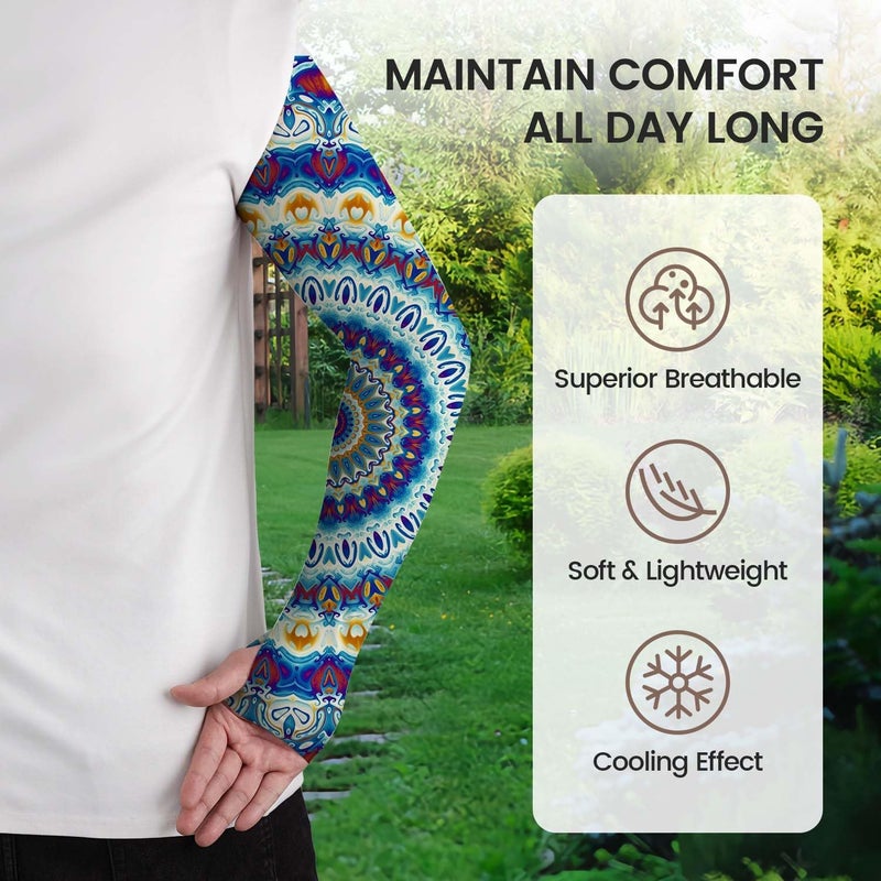 YPHCDO Store Gardening Sleeves for Women Farm Sun Protection Thorn Proof Cooling Arm Sleeves to Cover Arms for Garden Sports - Image 2